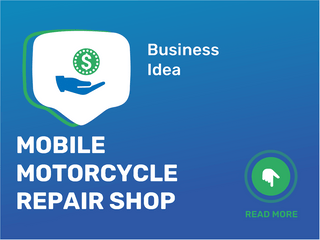 Atelier de réparation de moto mobile