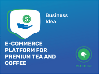 Plataforma de comercio electrónico para té y café premium