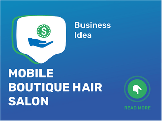 Salon de coiffure de boutique mobile