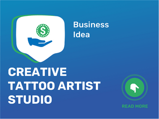 Estudio de artista de tatuajes creativos