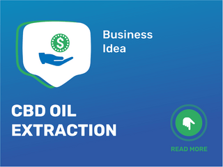 Extraction d'huile de CBD