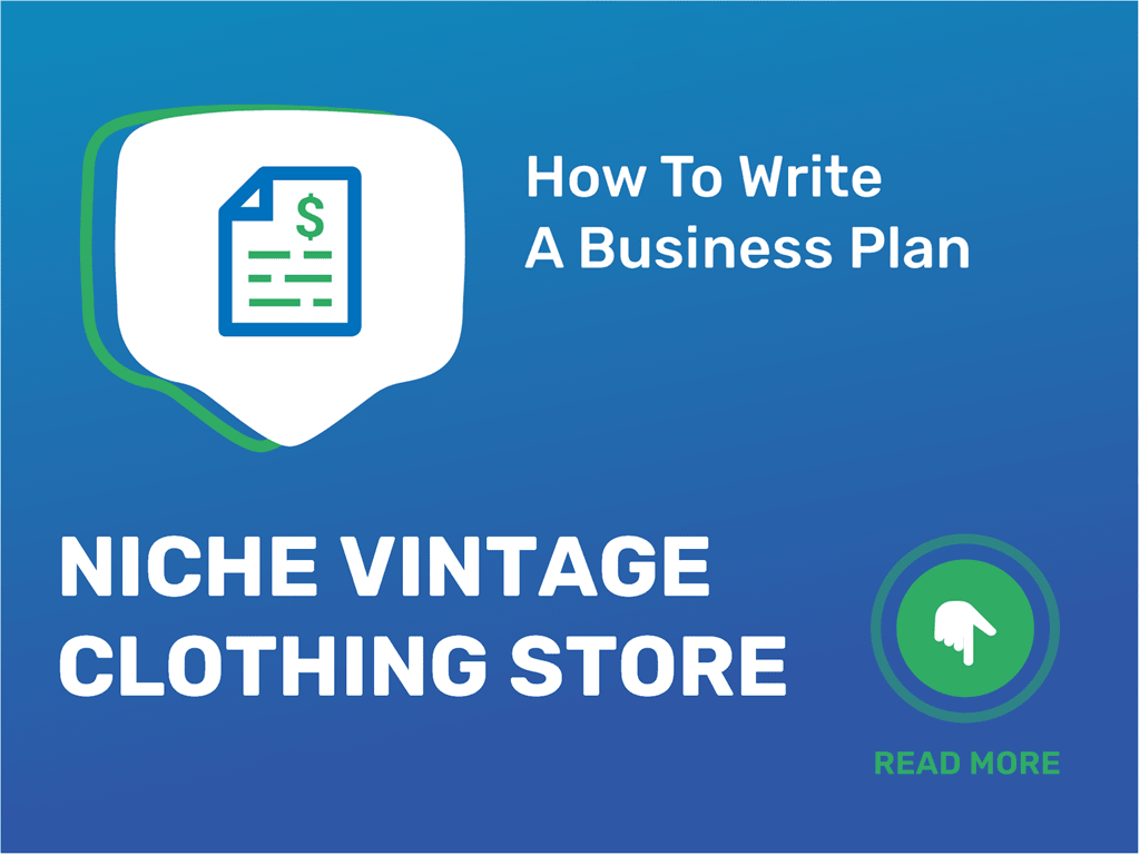 vintage clothing store business plan