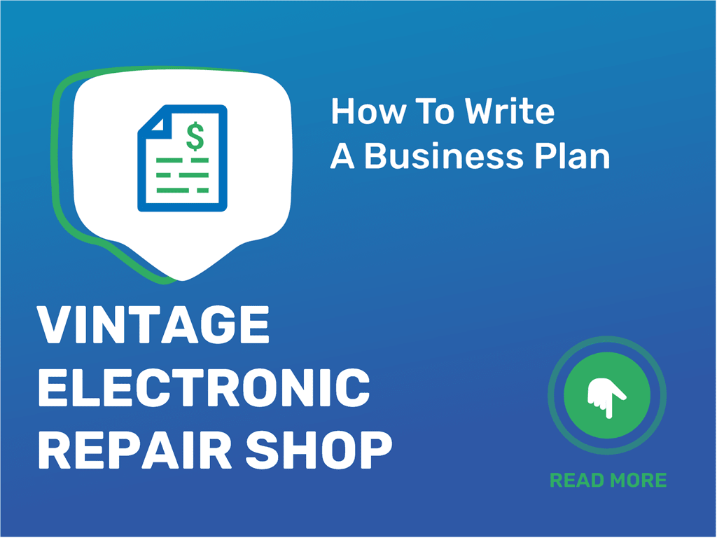 electronic repair shop business plan