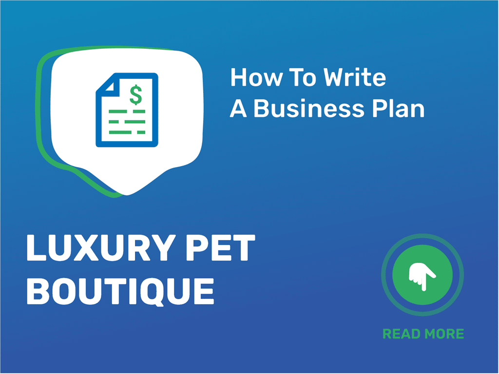 pet boutique business plan