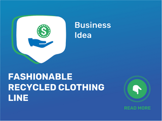 Línea de ropa reciclada de moda