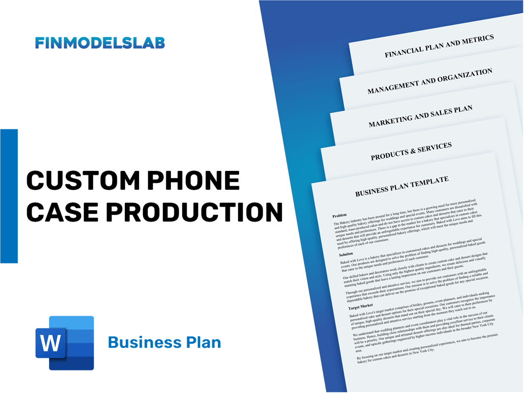 phone case business plan