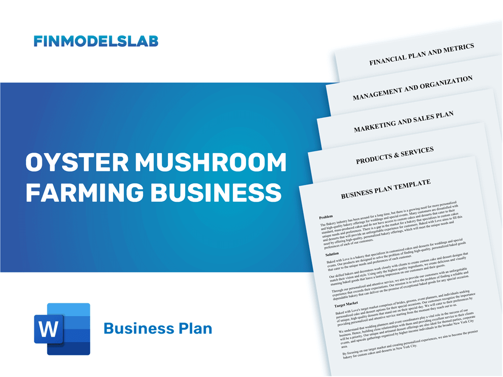 oyster mushroom farming business plan