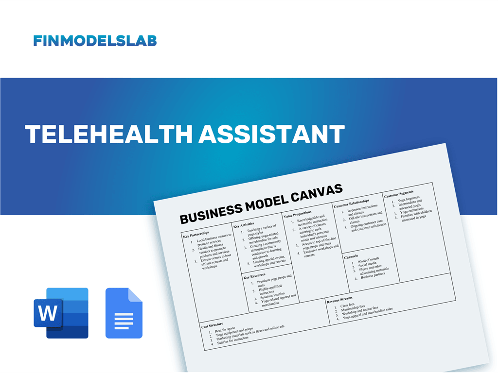 telehealth business model canvas