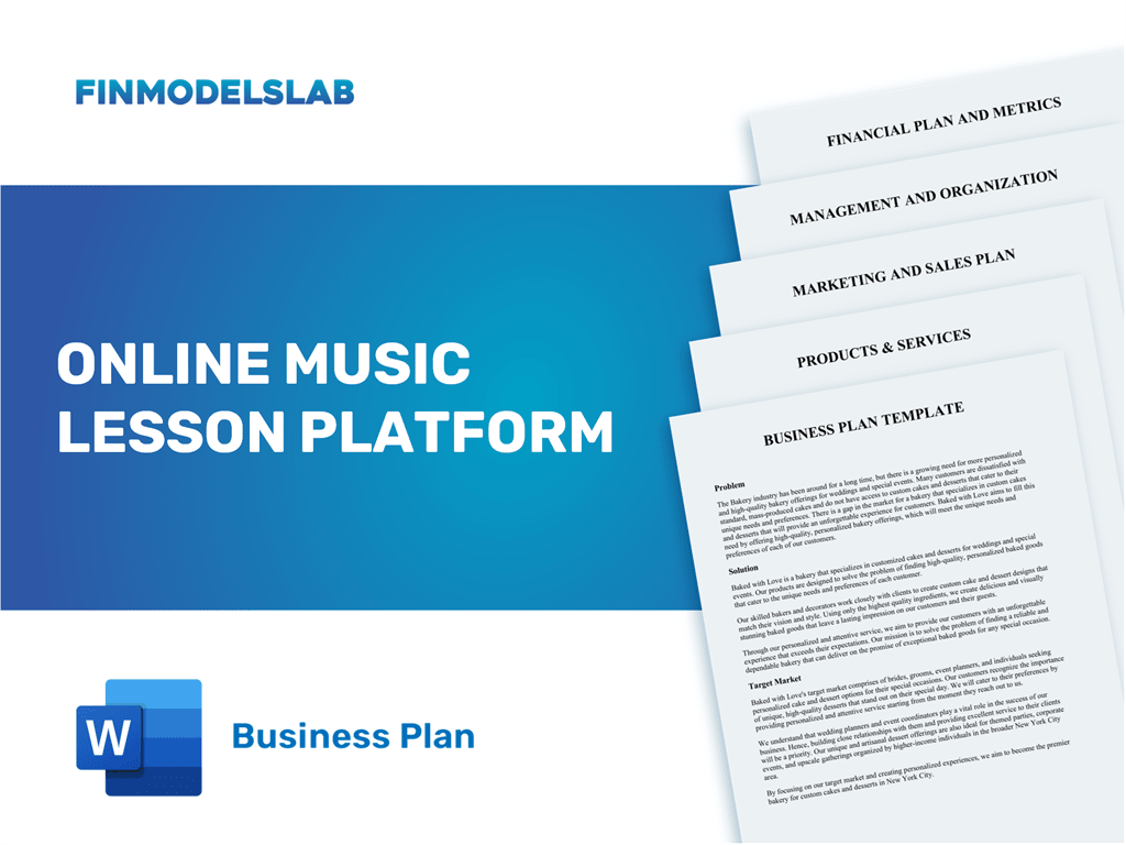 music lessons business plan
