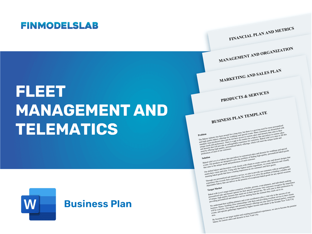 Excel financial model