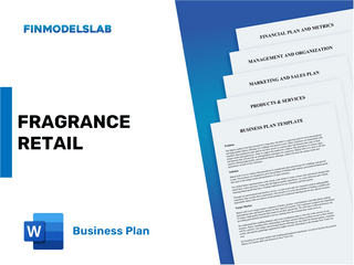 Excel financial model