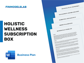 Excel financial model