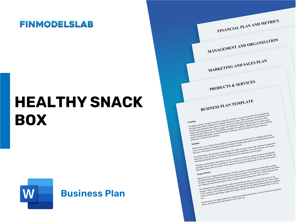 Excel financial model