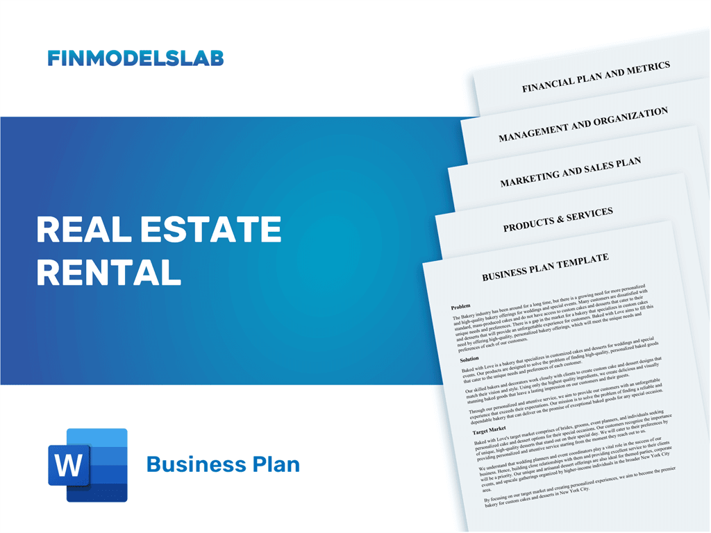 Excel financial model