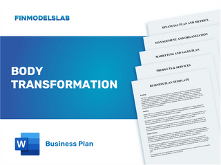 Excel financial model