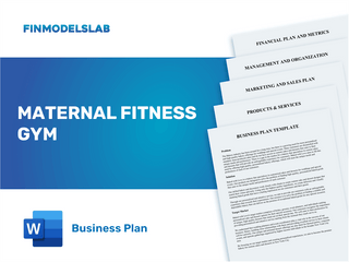 Excel financial model