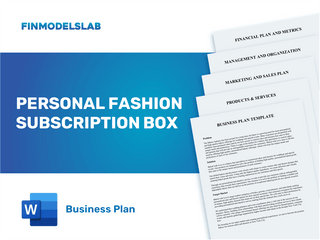 Excel financial model