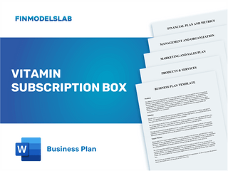 Excel financial model