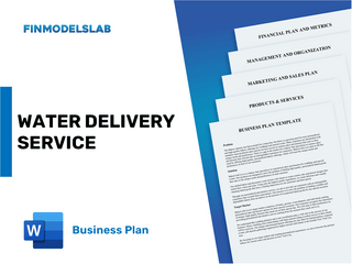 Streamlining Success: Master Your Water Delivery Service Financial Model