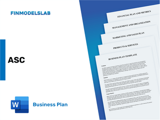 Excel financial model