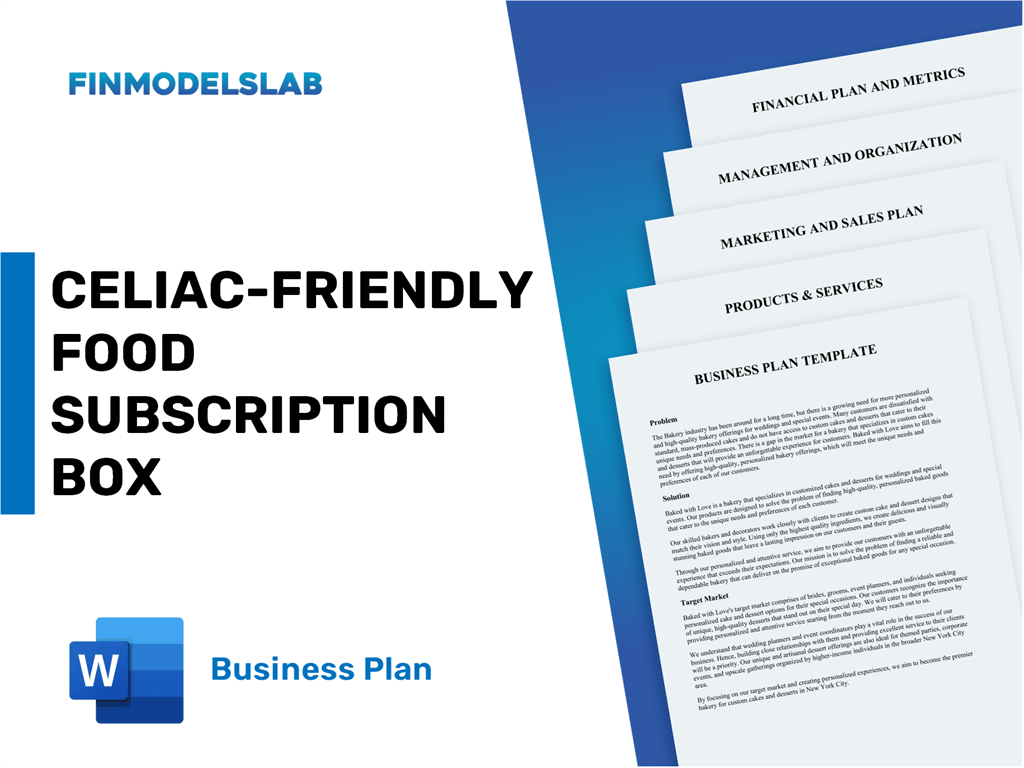 Excel financial model