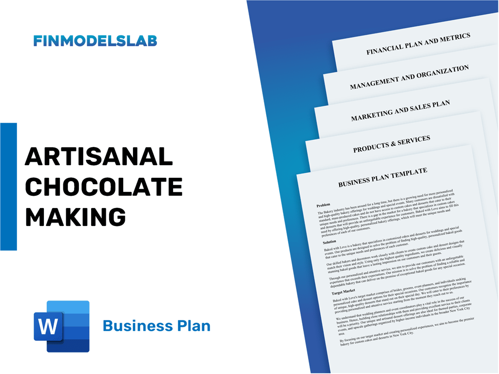 chocolate making business plan