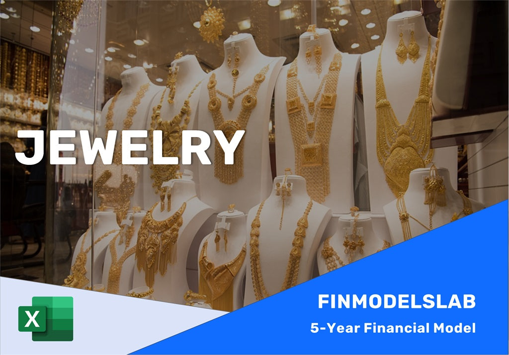 Plan de negocios de joyería Modelo financiero - FinModelsLab