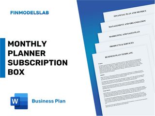 Excel financial model