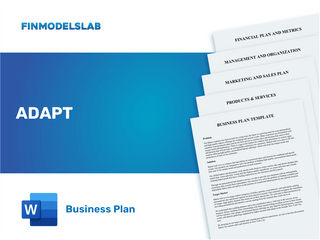 Excel financial model