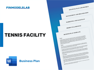 tennis facility business plan