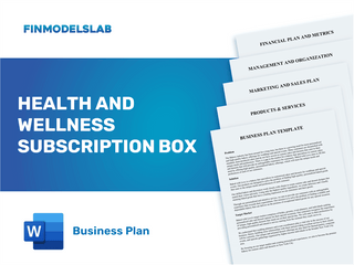 Excel financial model