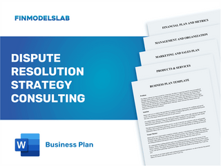 Excel financial model