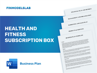 Excel financial model