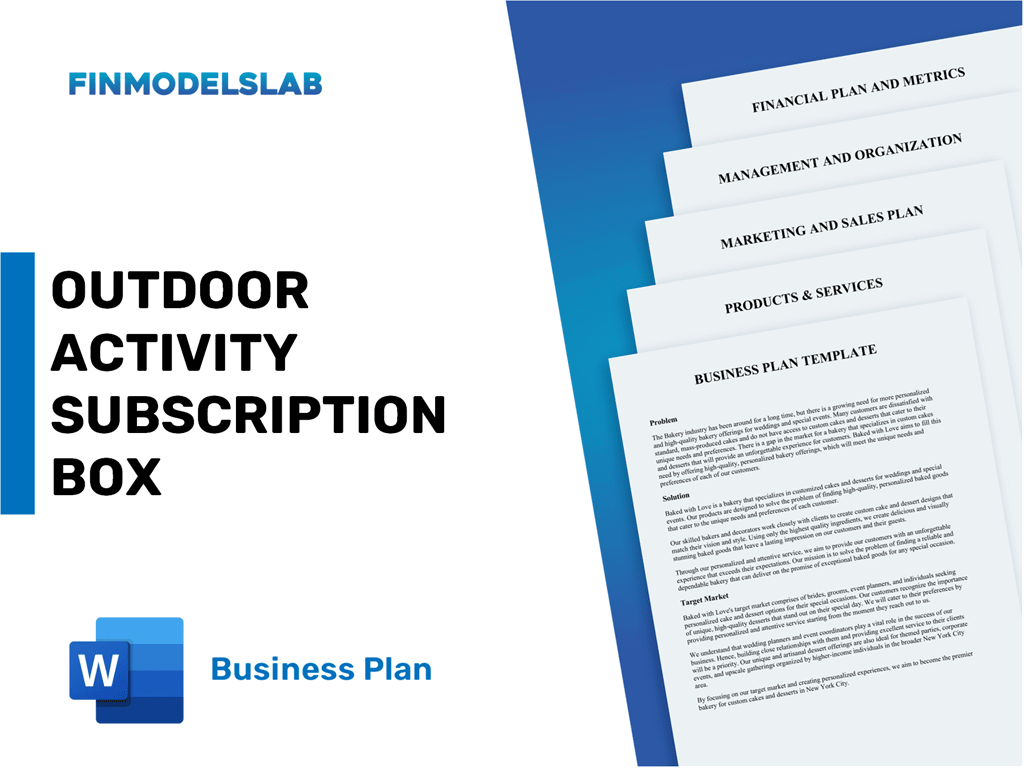 Excel financial model