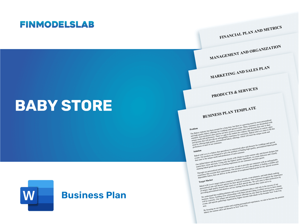 baby shop business plan pdf