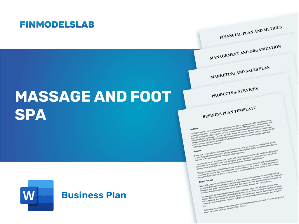 Excel financial model