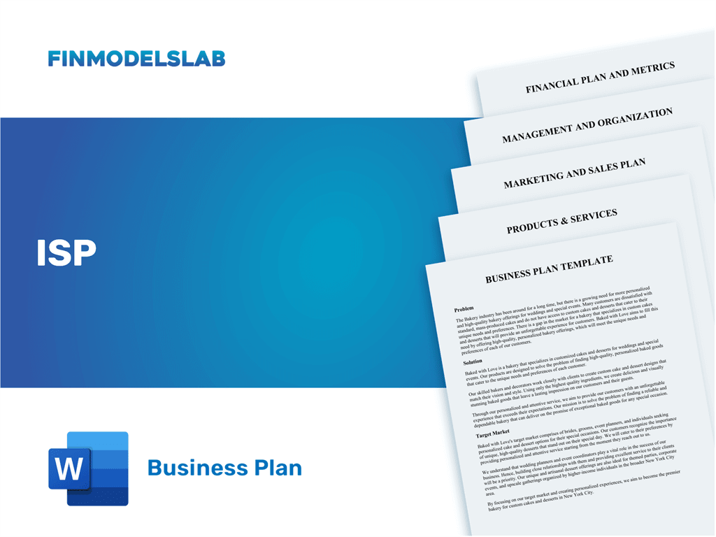 Excel financial model