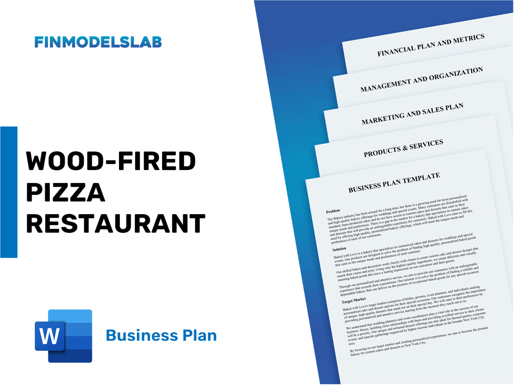 wood fired pizza business plan