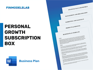 Excel financial model