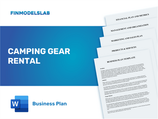 Excel financial model