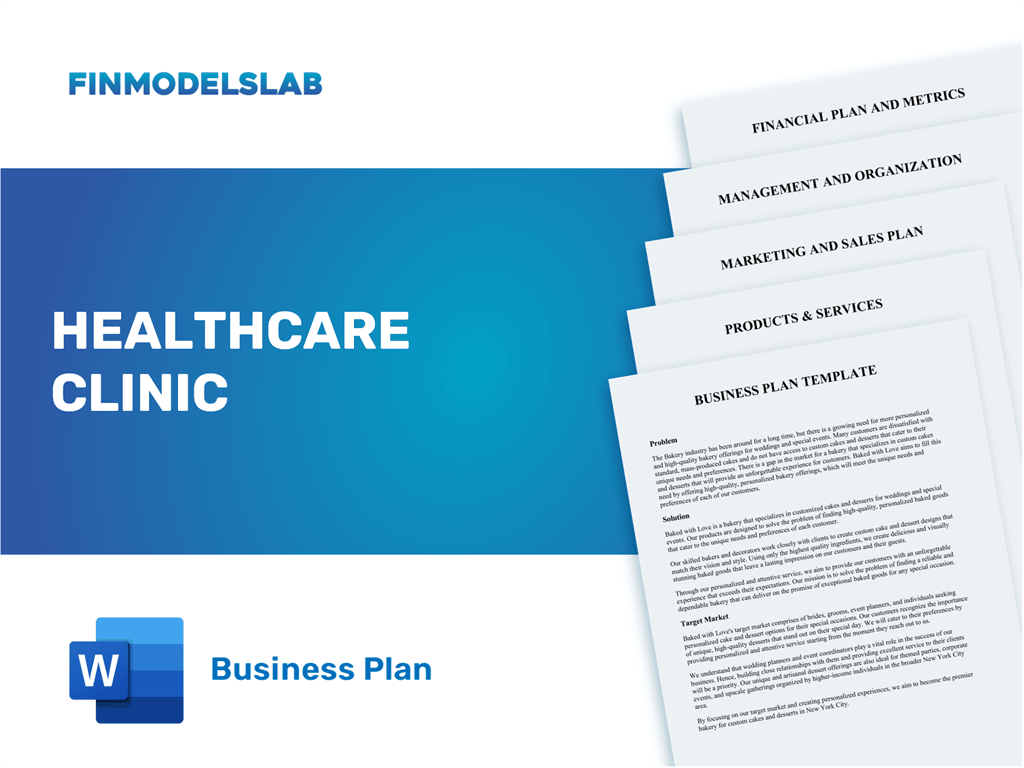 medical centre business plan pdf