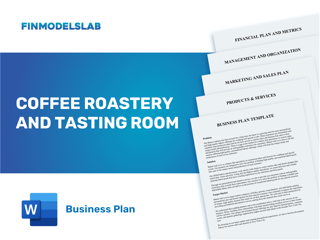 business plan coffee roastery