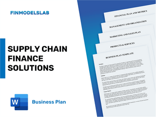 Excel financial model