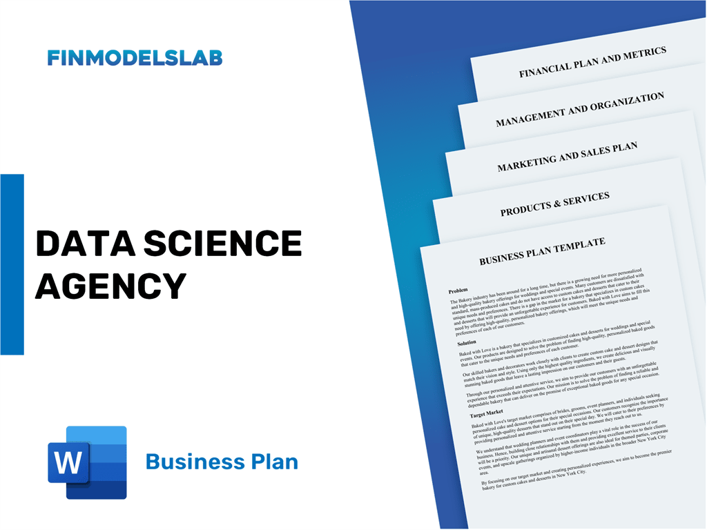 data science startup business plan