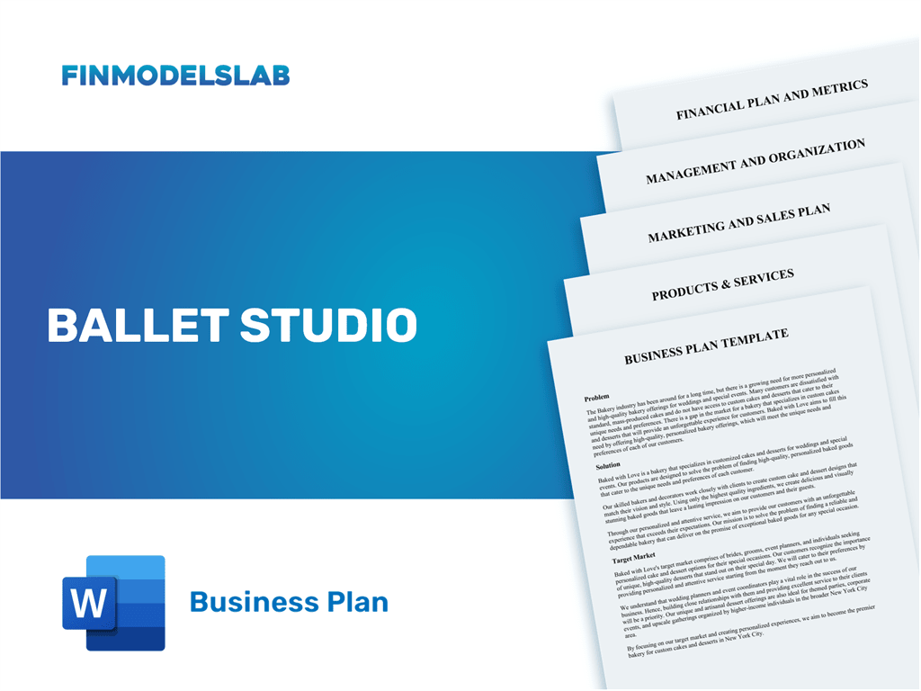 Excel financial model