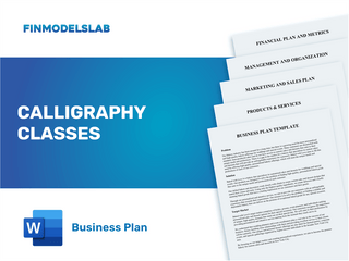 Excel financial model