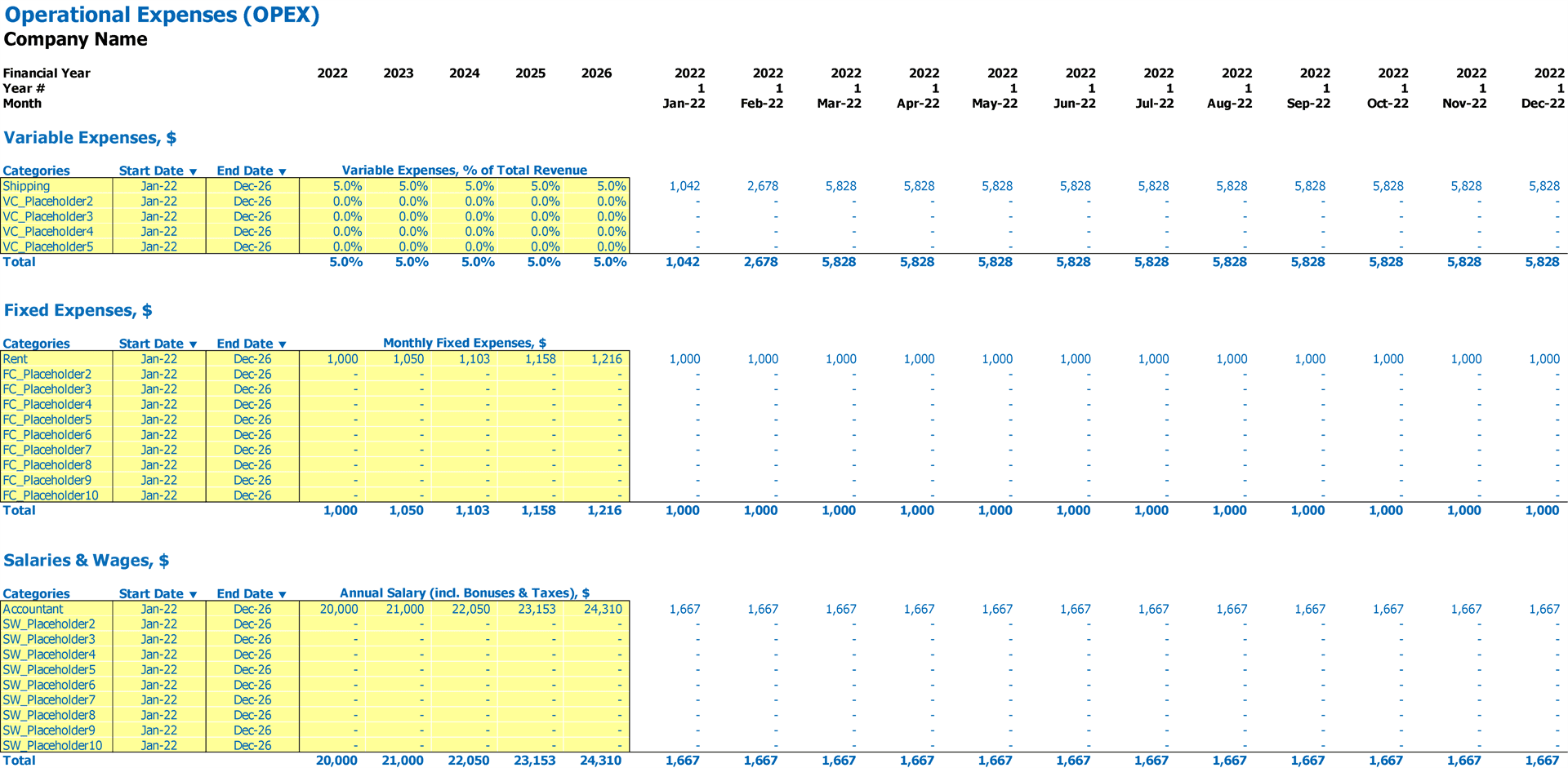 FREE 3 Statement Financial Model Excel Template. 1 Click to Get It!