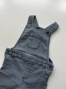 M&S Stripey Dungarees 12-18 Months