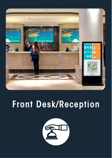 Digital Signage for reception เพื่อใช้กับป้ายโฆษณาดิจิตอลพร้อมระบบ digital signage Software ควบคุมจอโฆษณาดิจิตอลออนไลน์ผ่านคลาวด์