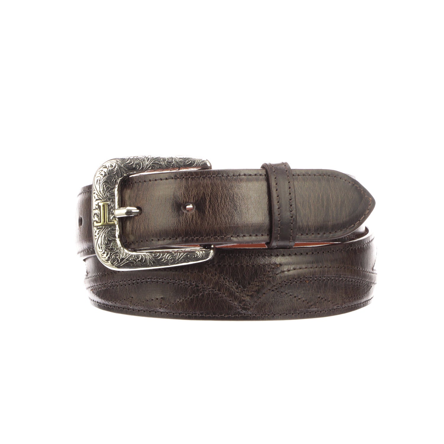Vegetable tanned men's leather Louis belt with square buckle – Le Tanneur